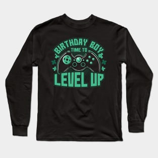 Birthday Boy Time to Level Up Long Sleeve T-Shirt